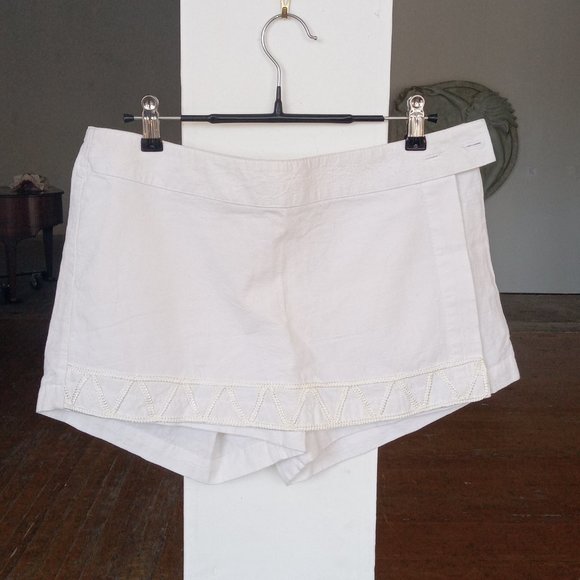White cotton skort - Picture 6 of 7